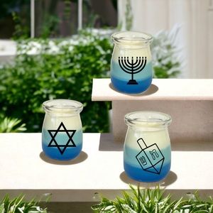 3 Decorative Hanukkah Candles!